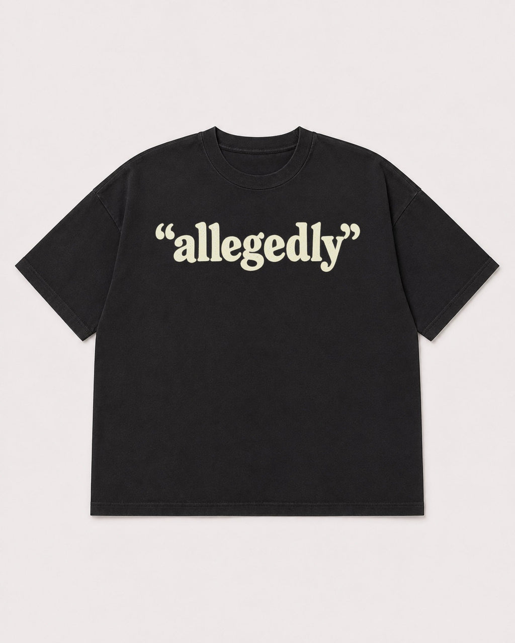 Mockup Boxy Heavyweight Tee Black product