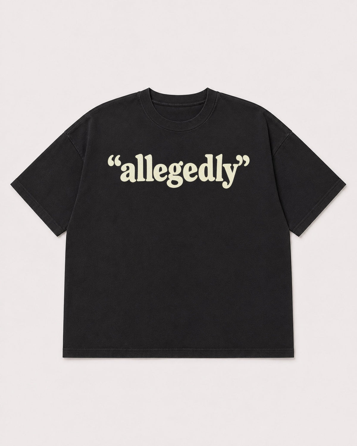 Mockup Boxy Heavyweight Tee Black product