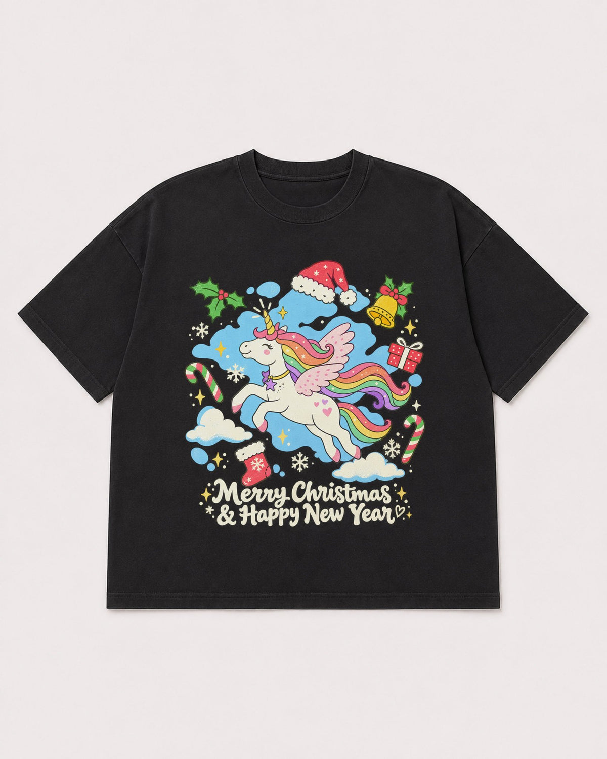 Mockup Boxy Heavyweight Tee Black product