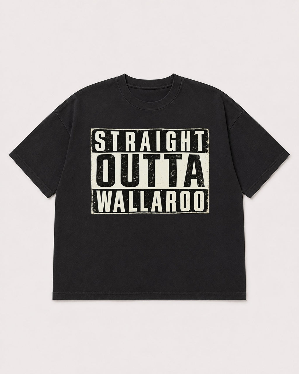 Mockup Boxy Heavyweight Tee Black product