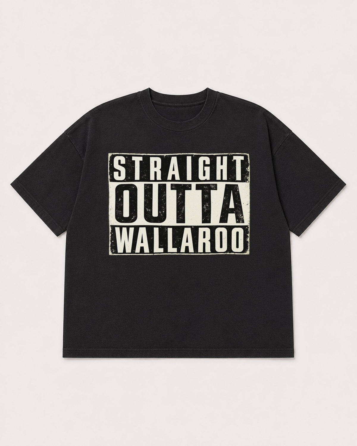 Mockup Boxy Heavyweight Tee Black product