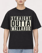 Mockup Boxy Heavyweight Tee Black male close-up 01