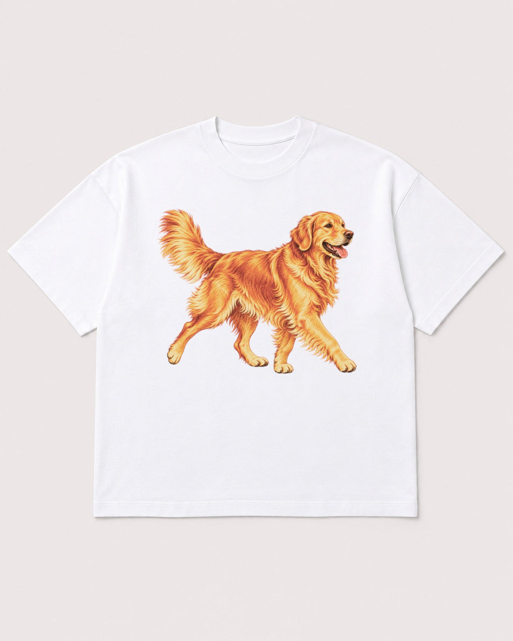 Mockup Boxy Heavyweight Tee White product