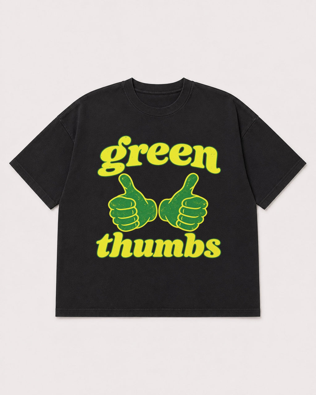 Mockup Boxy Heavyweight Tee Black product