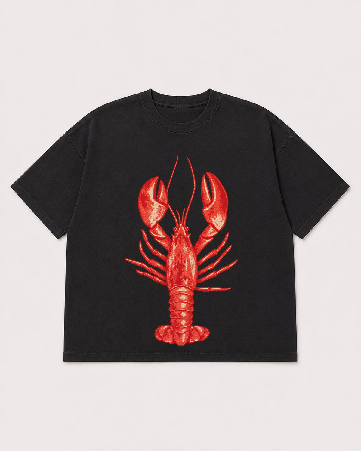 Mockup Boxy Heavyweight Tee Black product