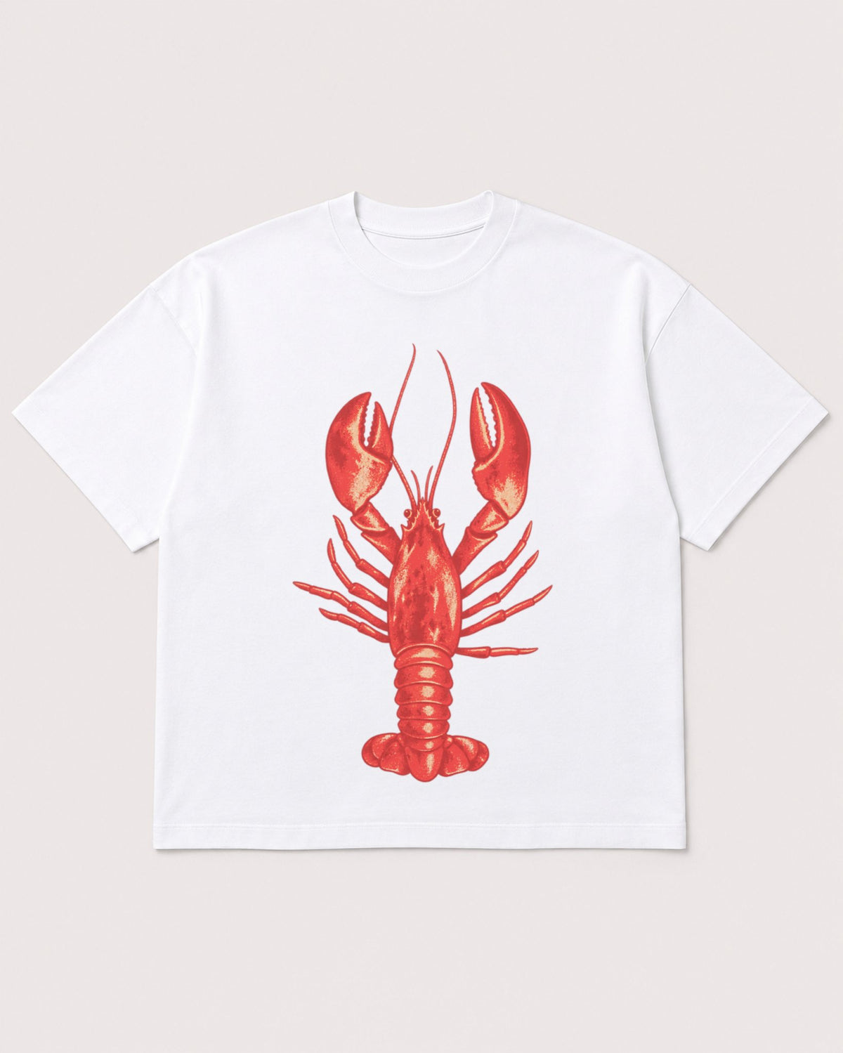 Mockup Boxy Heavyweight Tee White product