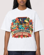 Mockup Boxy Heavyweight Tee White female close-up 04