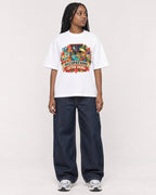 Mockup Boxy Heavyweight Tee White female full-body 04
