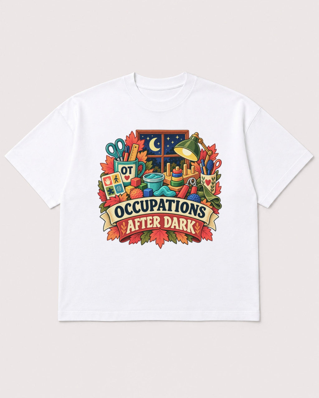 Mockup Boxy Heavyweight Tee White product