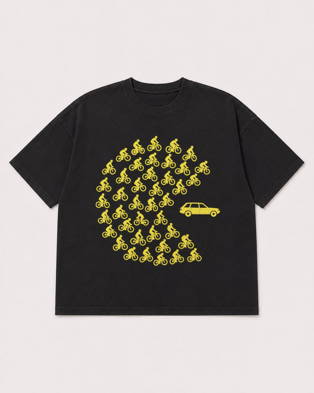 Mockup Boxy Heavyweight Tee Black product