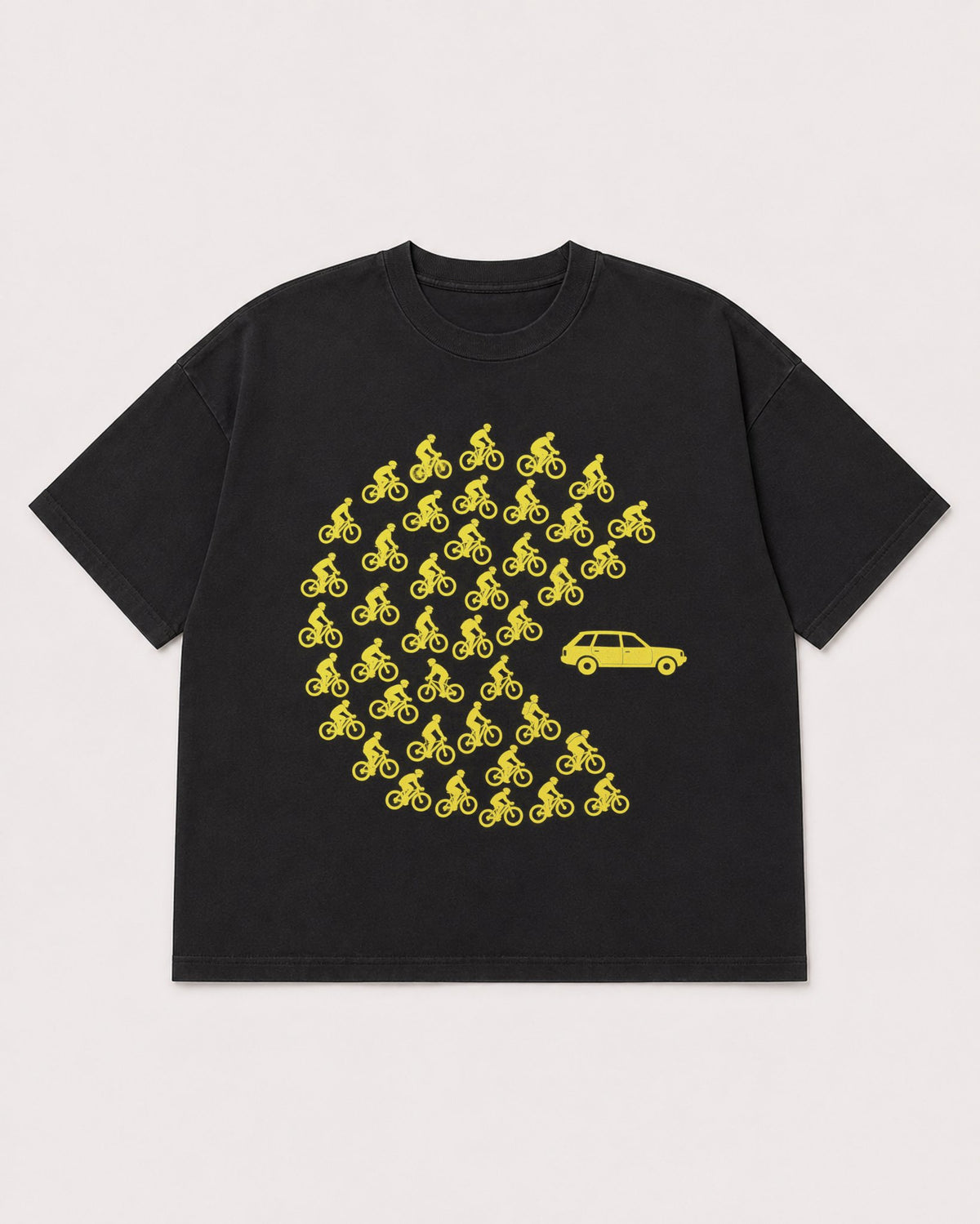 Mockup Boxy Heavyweight Tee Black product