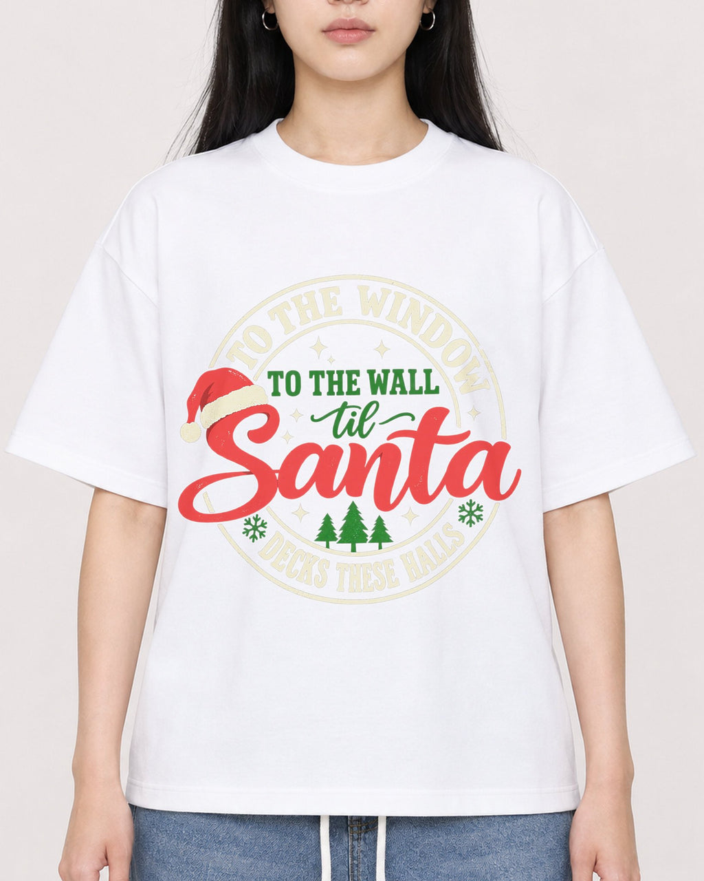 Mockup Boxy Heavyweight Tee White female close-up 01