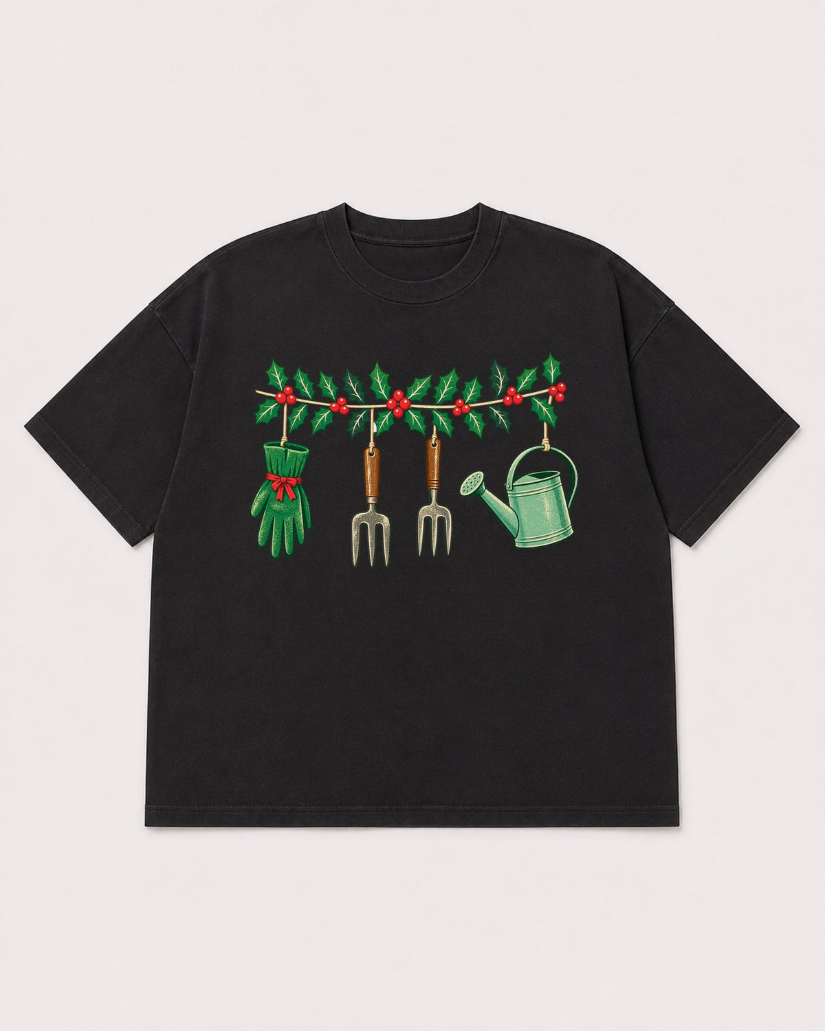 Mockup Boxy Heavyweight Tee Black product
