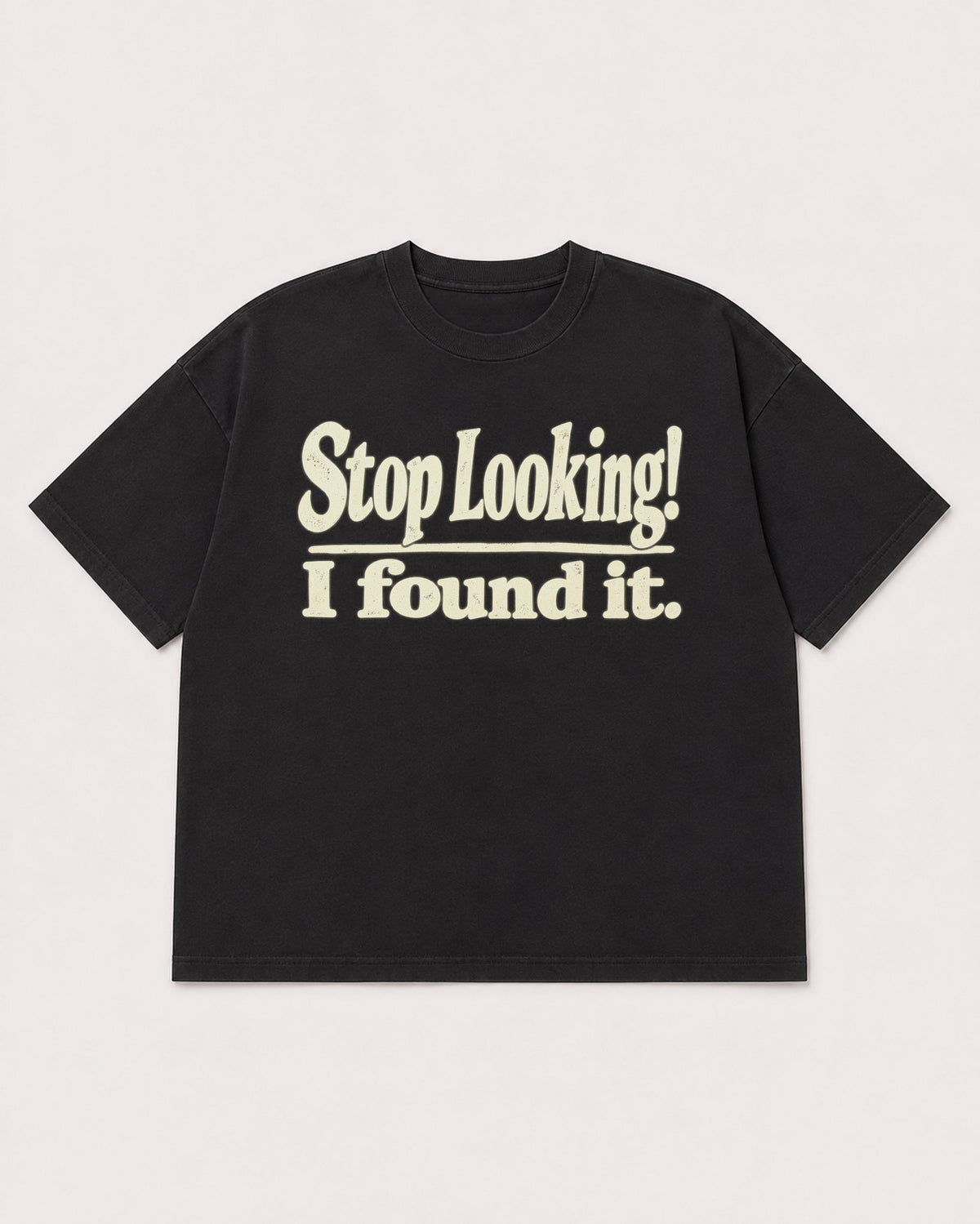 Mockup Boxy Heavyweight Tee Black product