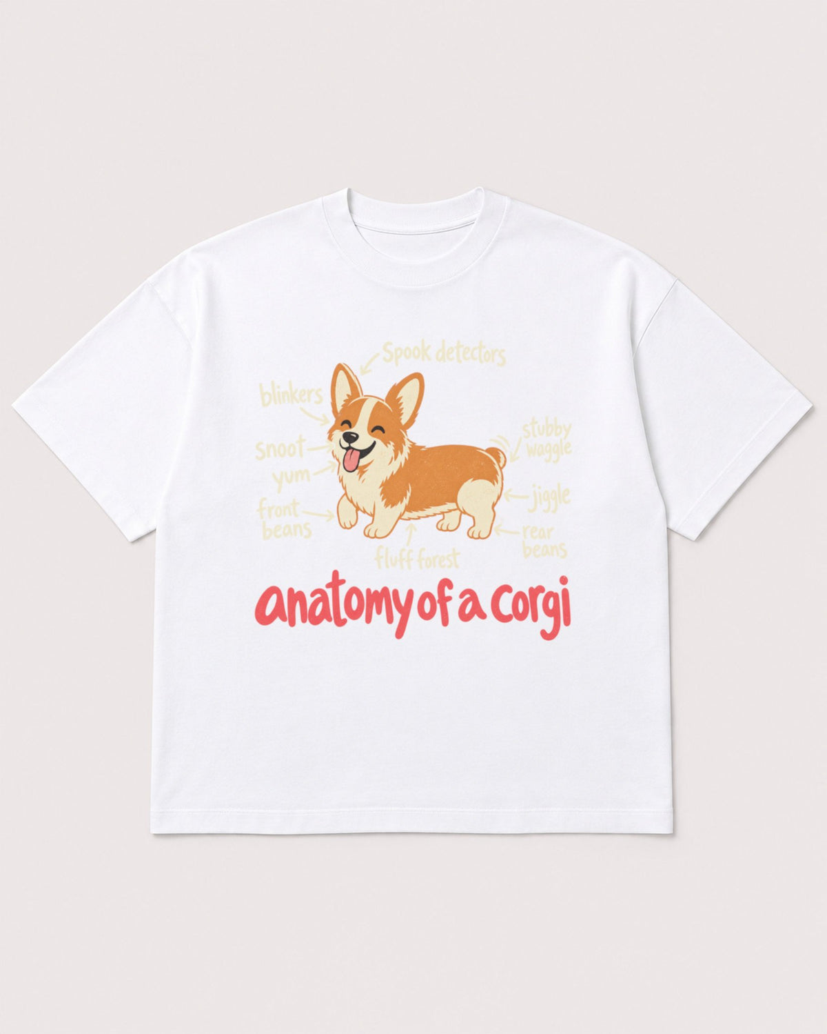 Mockup Boxy Heavyweight Tee White product