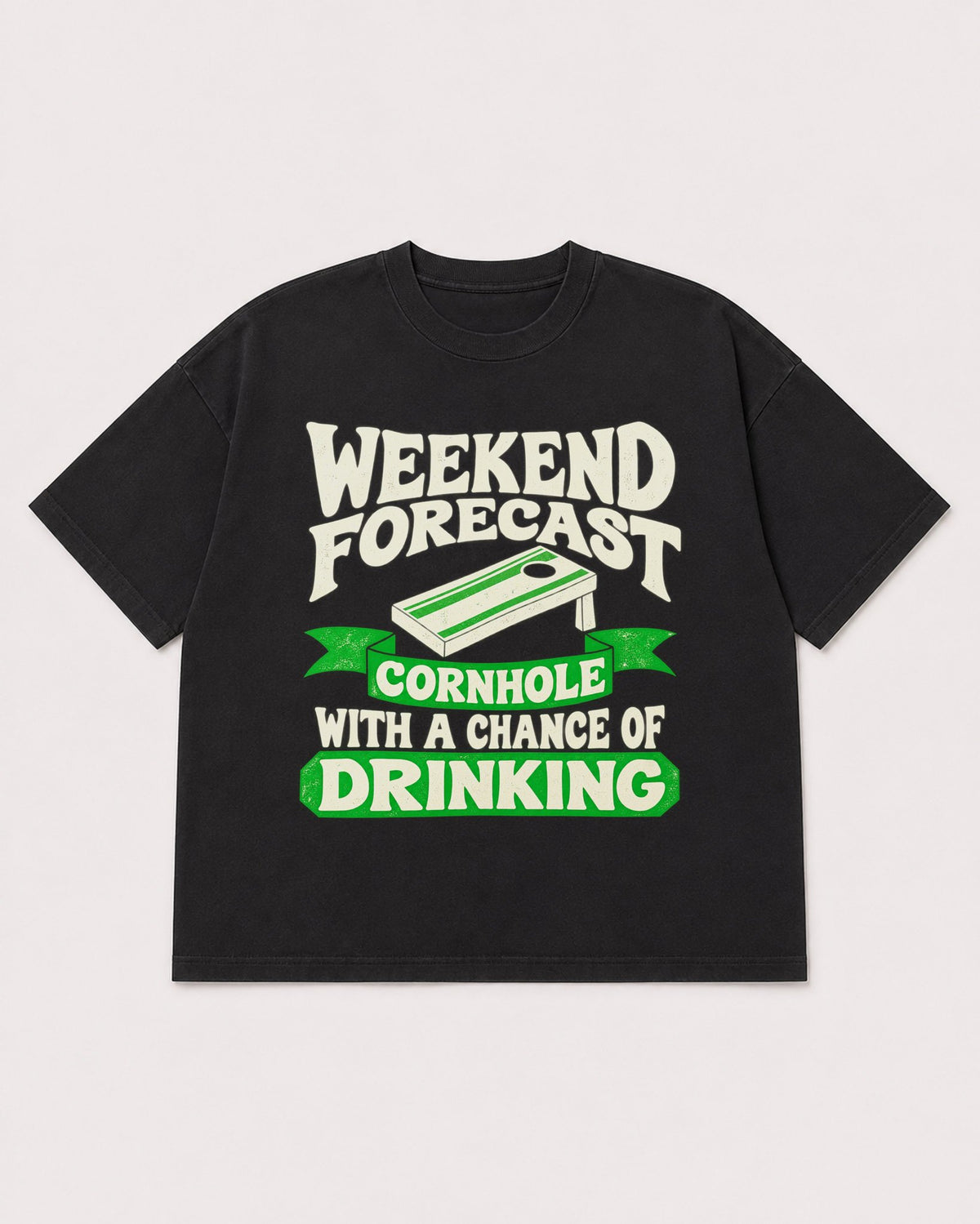 Mockup Boxy Heavyweight Tee Black product