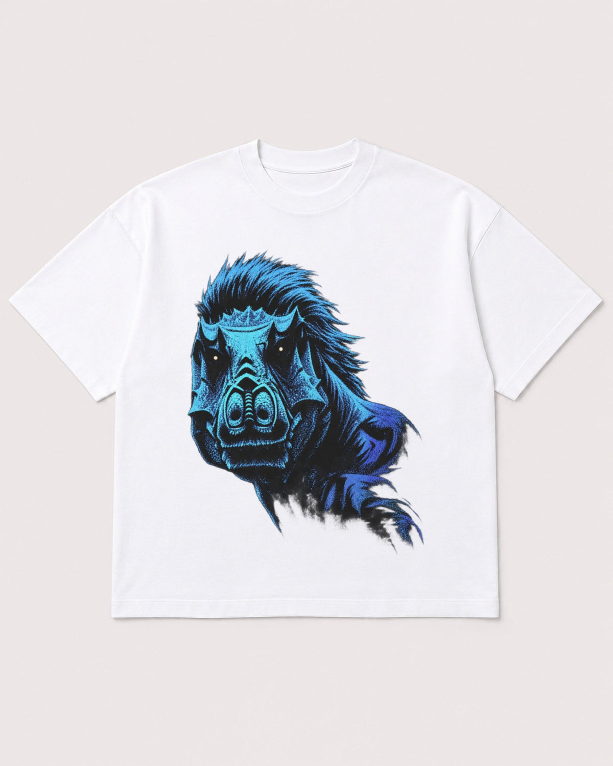 Mockup Boxy Heavyweight Tee White product