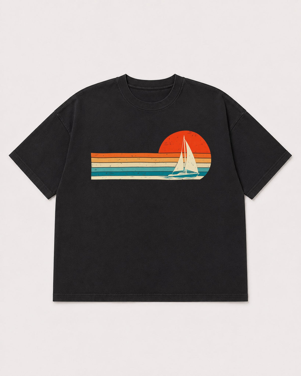 Mockup Boxy Heavyweight Tee Black product