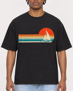 Mockup Boxy Heavyweight Tee Black male close-up 05