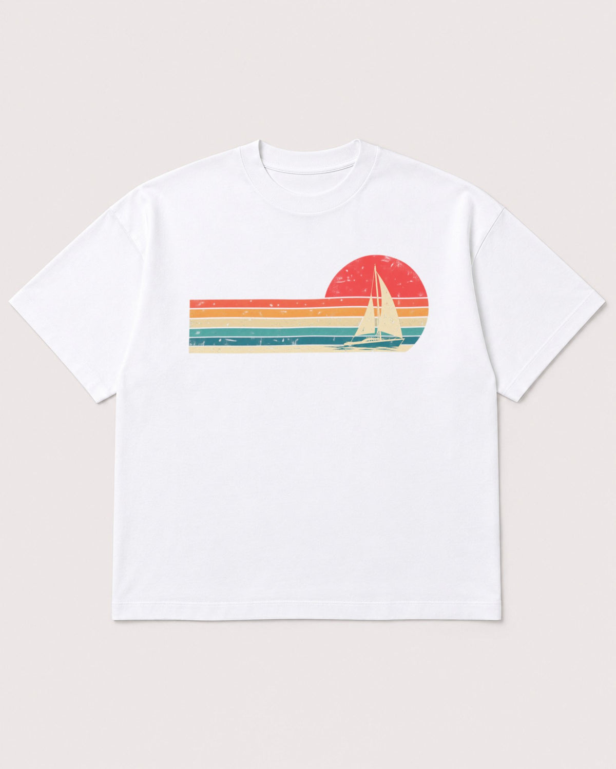 Mockup Boxy Heavyweight Tee White product