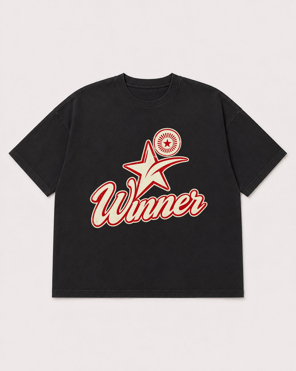 Mockup Boxy Heavyweight Tee Black product