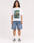 Mockup Boxy Heavyweight Tee White female full-body 06
