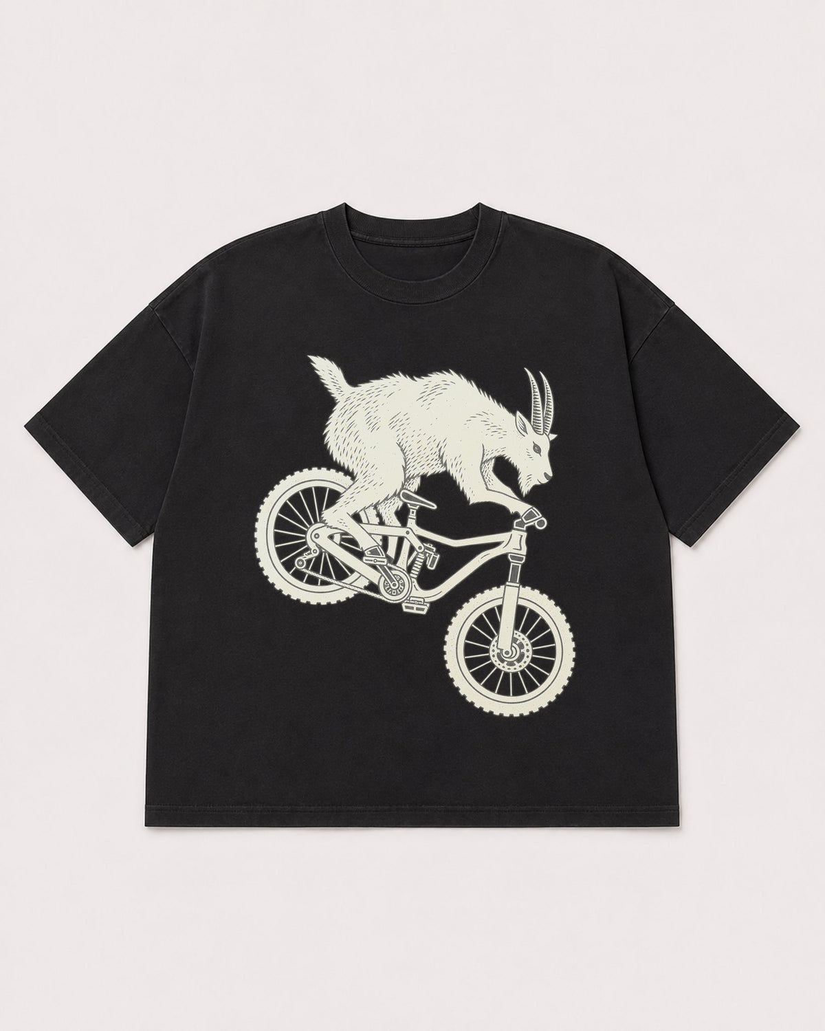 Mockup Boxy Heavyweight Tee Black product