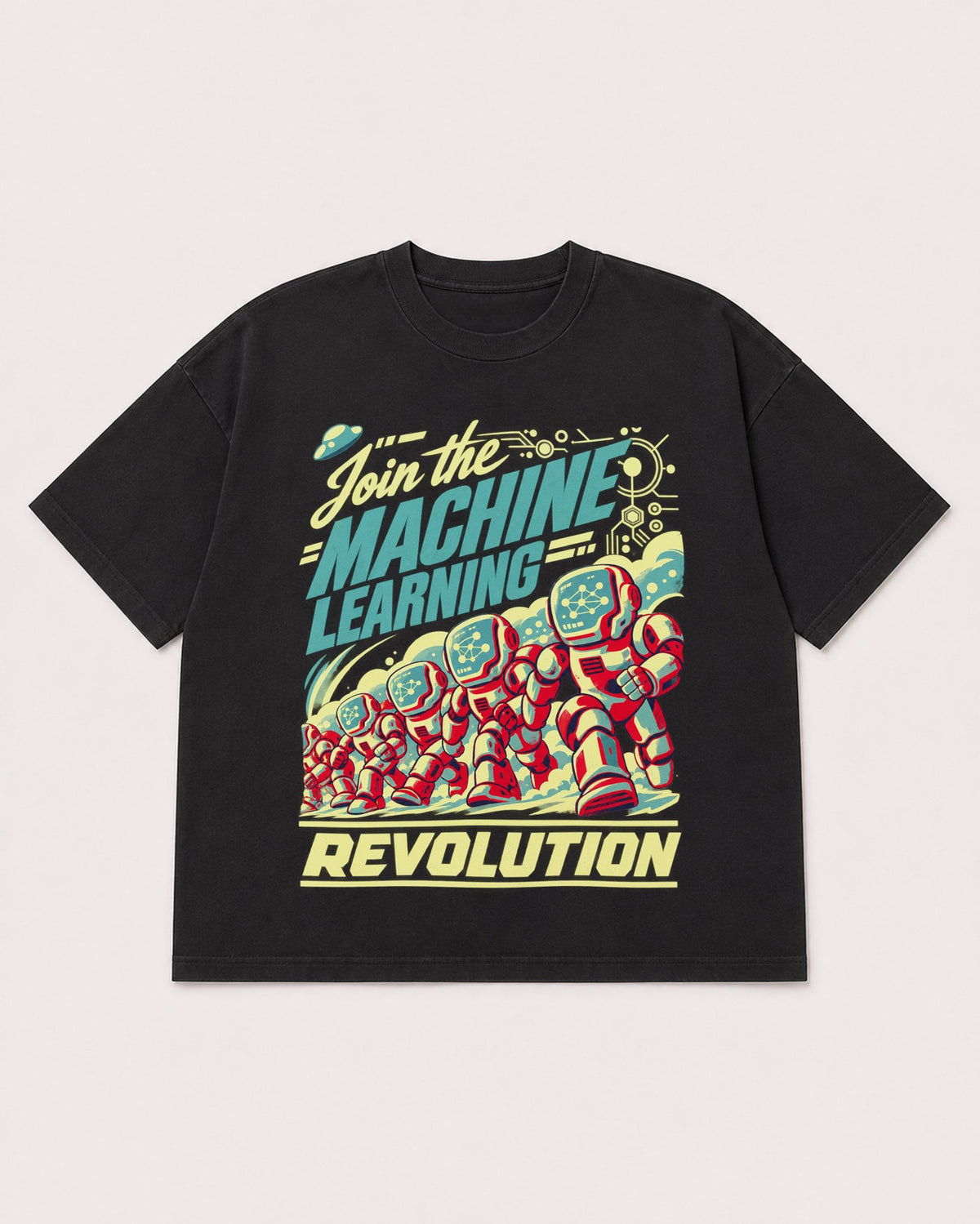 Mockup Boxy Heavyweight Tee Black product