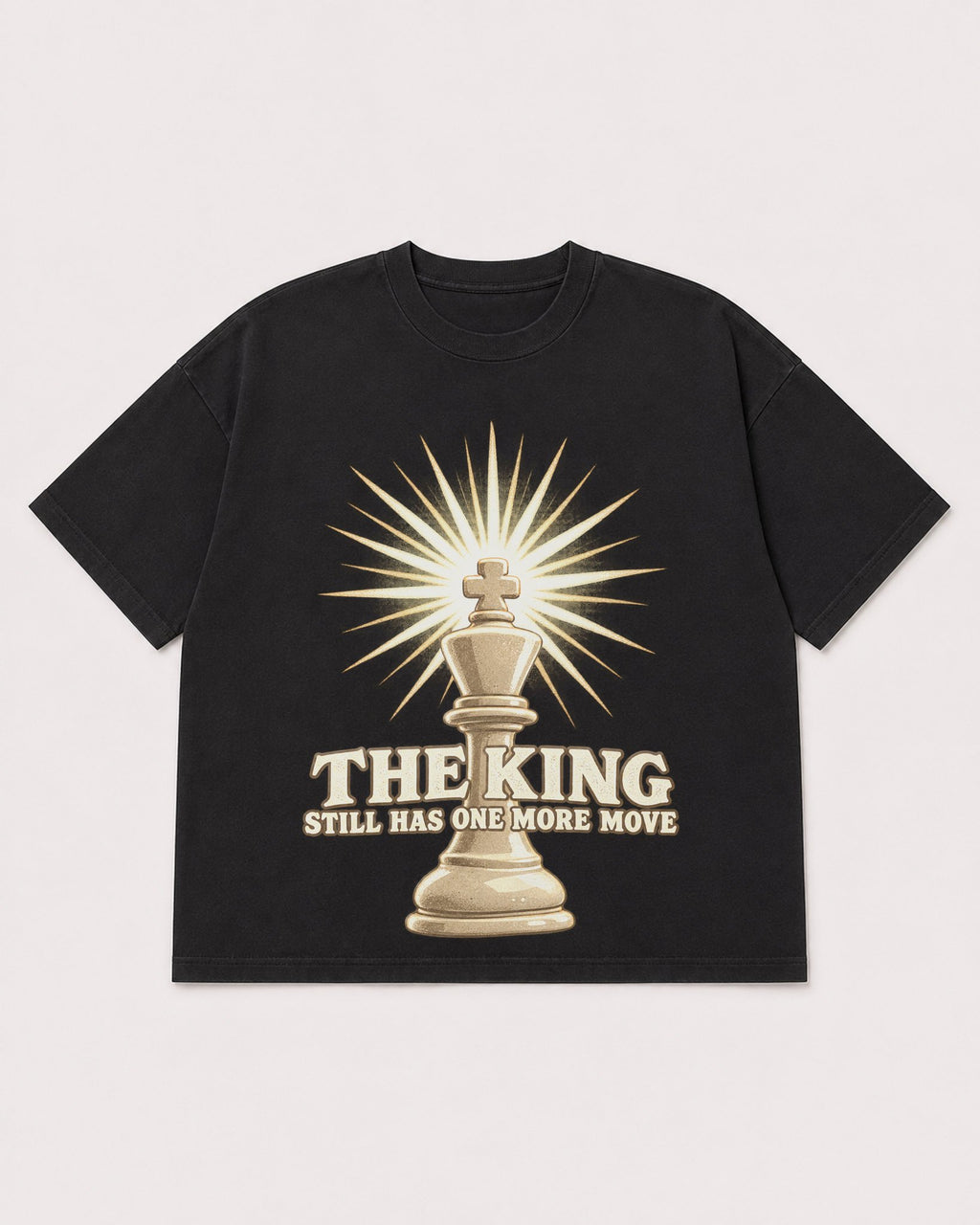 Mockup Boxy Heavyweight Tee Black product