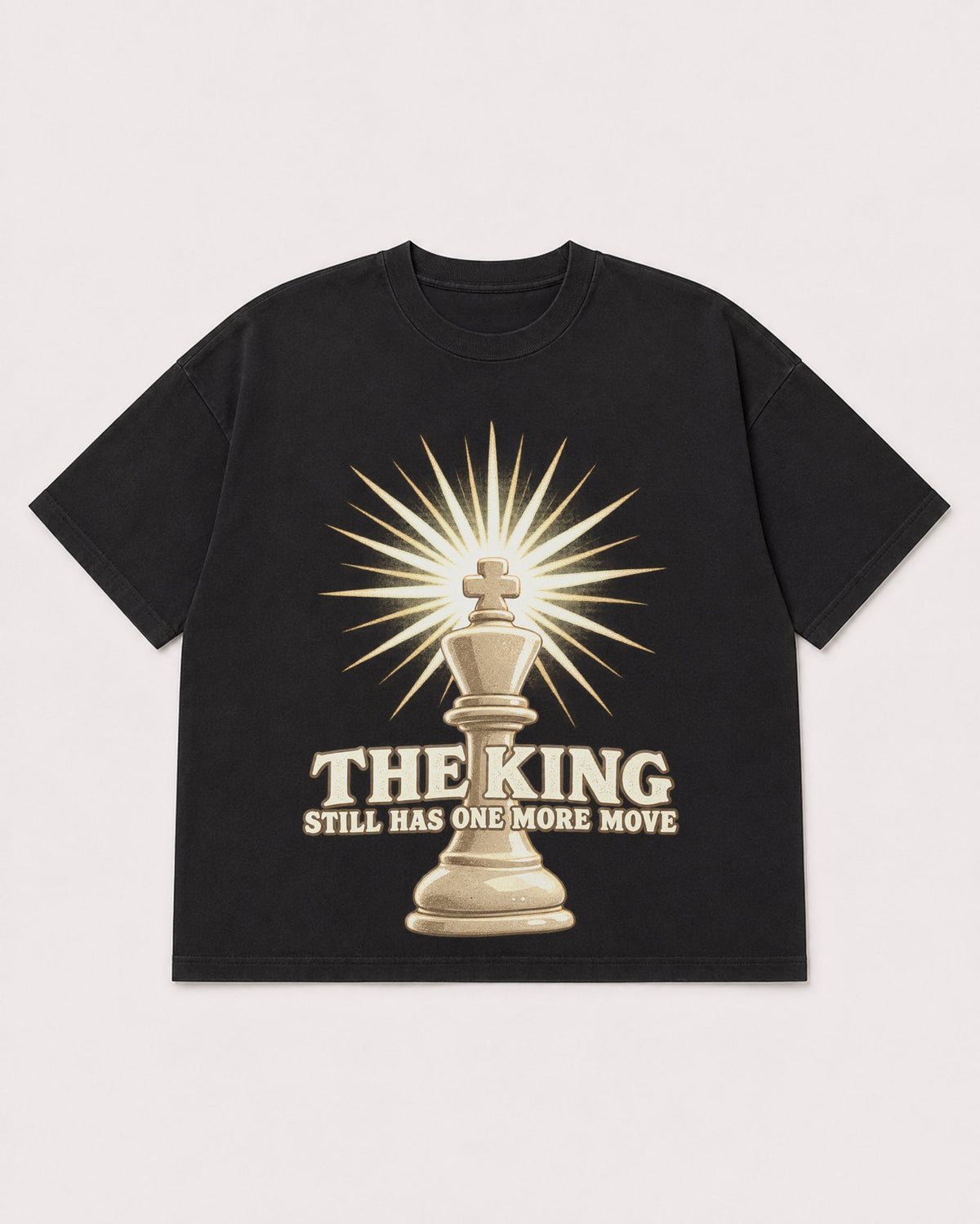 Mockup Boxy Heavyweight Tee Black product