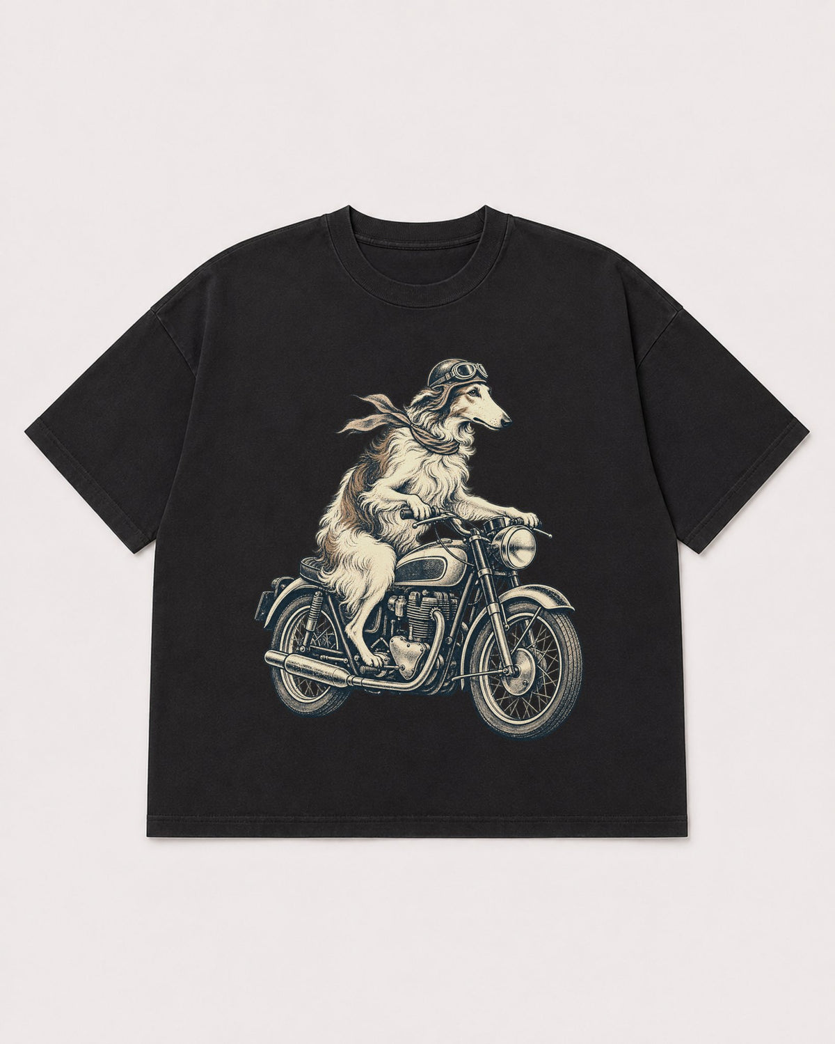 Mockup Boxy Heavyweight Tee Black product