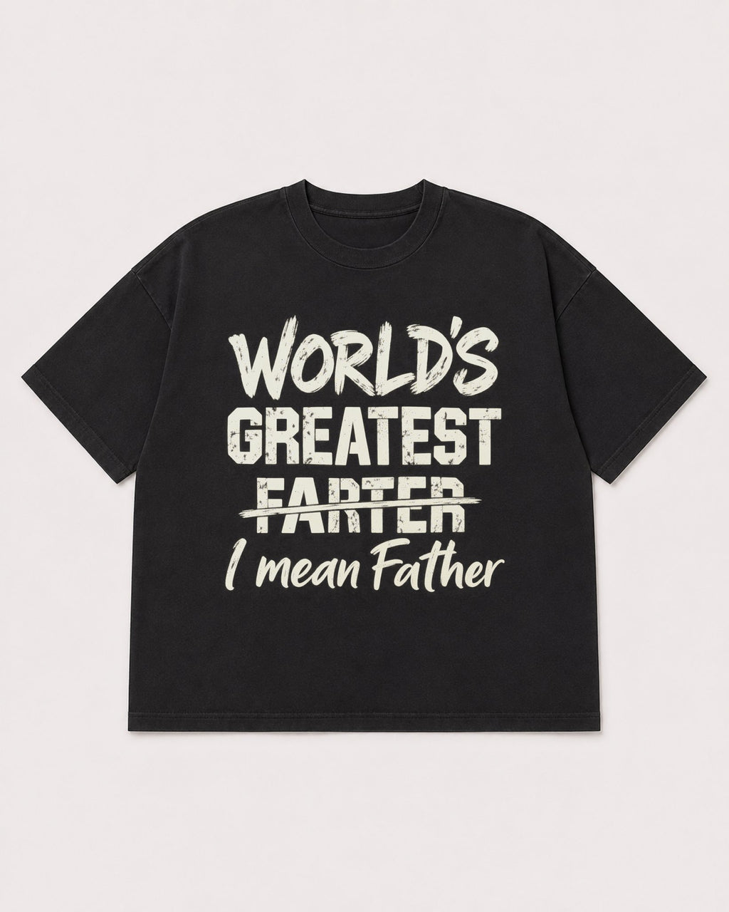 Mockup Boxy Heavyweight Tee Black product
