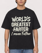 Mockup Boxy Heavyweight Tee Black male close-up 06