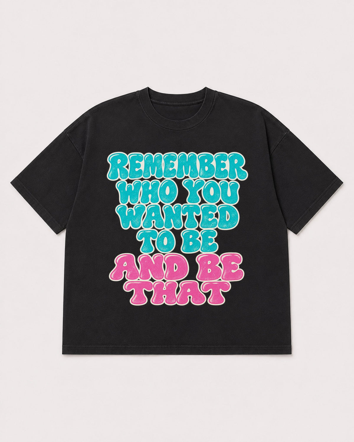 Mockup Boxy Heavyweight Tee Black product