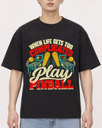 Mockup Boxy Heavyweight Tee Black male close-up 01