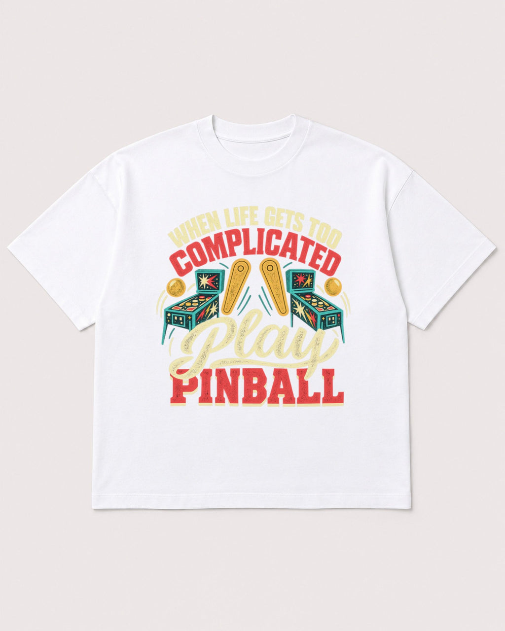 Mockup Boxy Heavyweight Tee White product