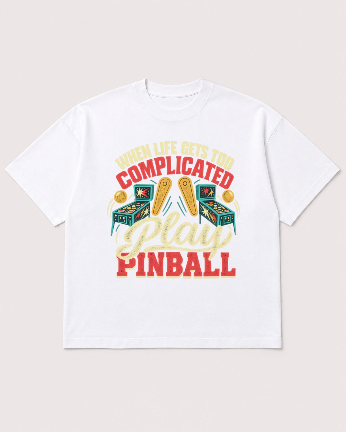 Mockup Boxy Heavyweight Tee White product