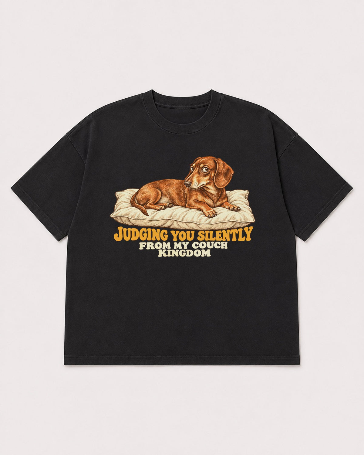 Mockup Boxy Heavyweight Tee Black product