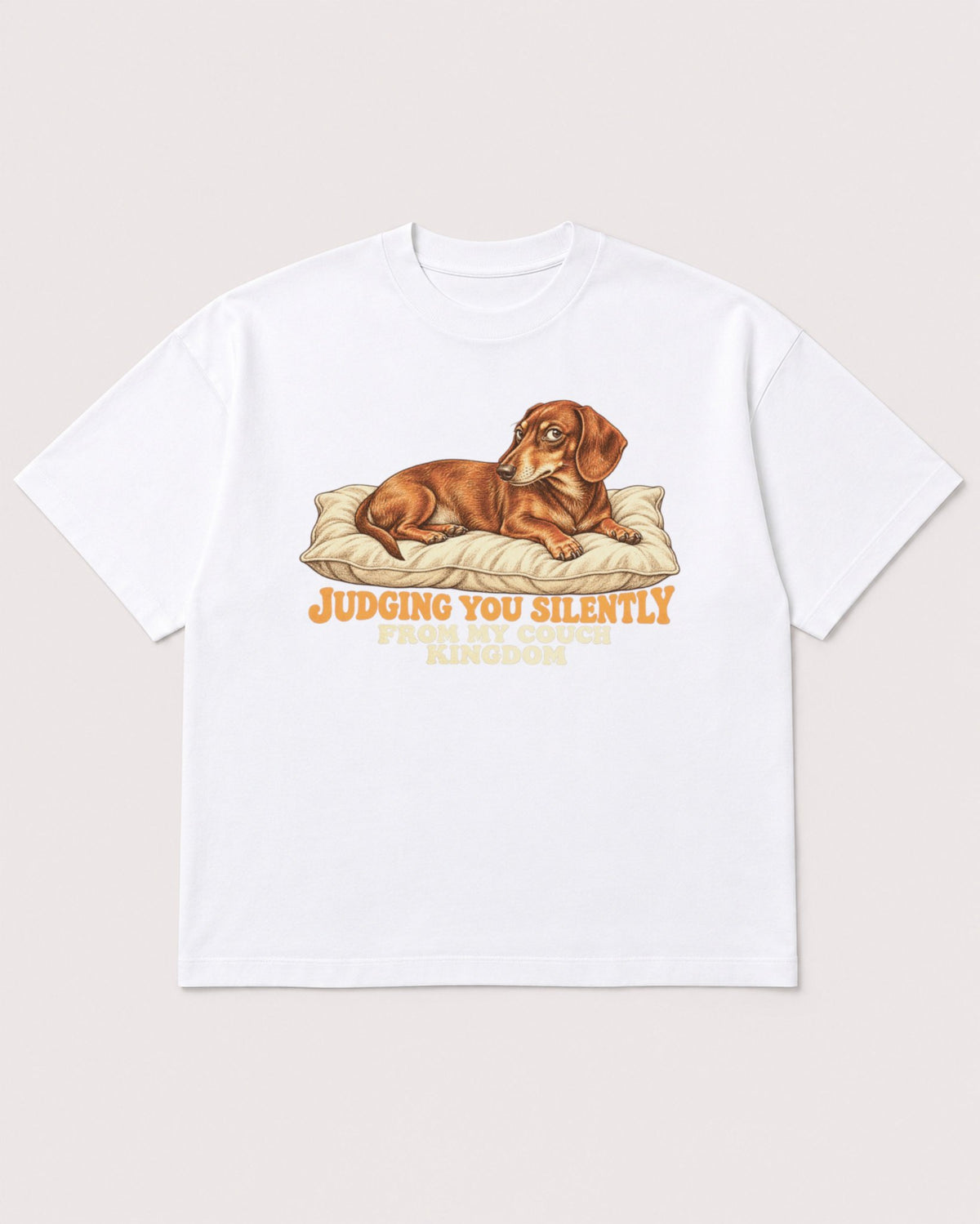 Mockup Boxy Heavyweight Tee White product
