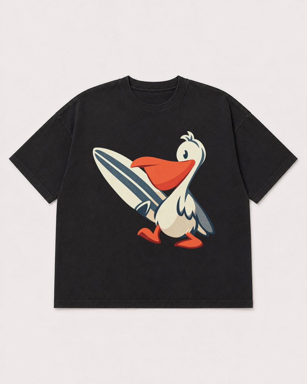 Mockup Boxy Heavyweight Tee Black product