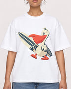 Mockup Boxy Heavyweight Tee White female close-up 20