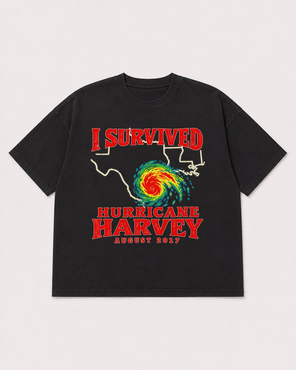 Mockup Boxy Heavyweight Tee Black product