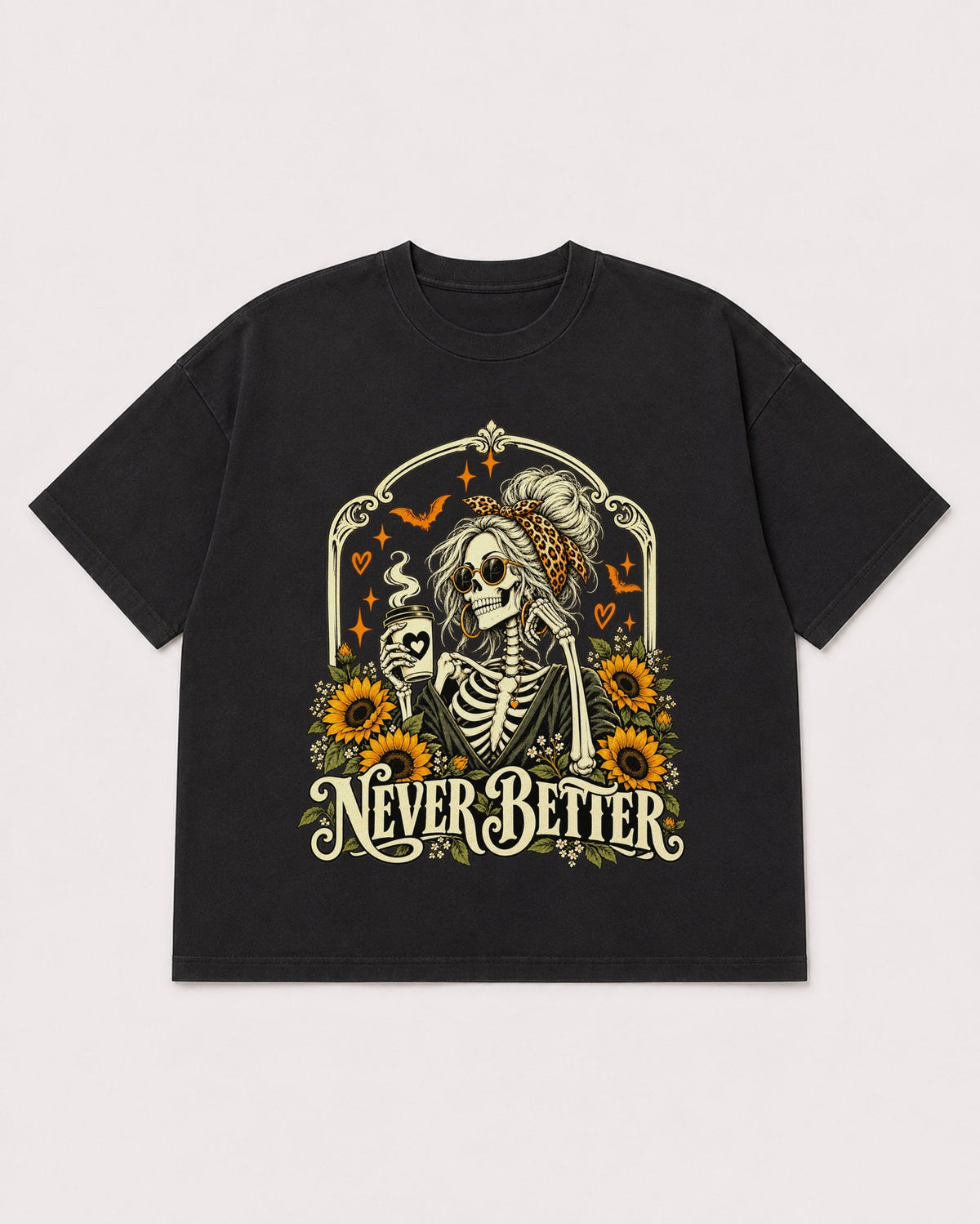 Mockup Boxy Heavyweight Tee Black product