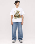 Mockup Boxy Heavyweight Tee White male full-body 02
