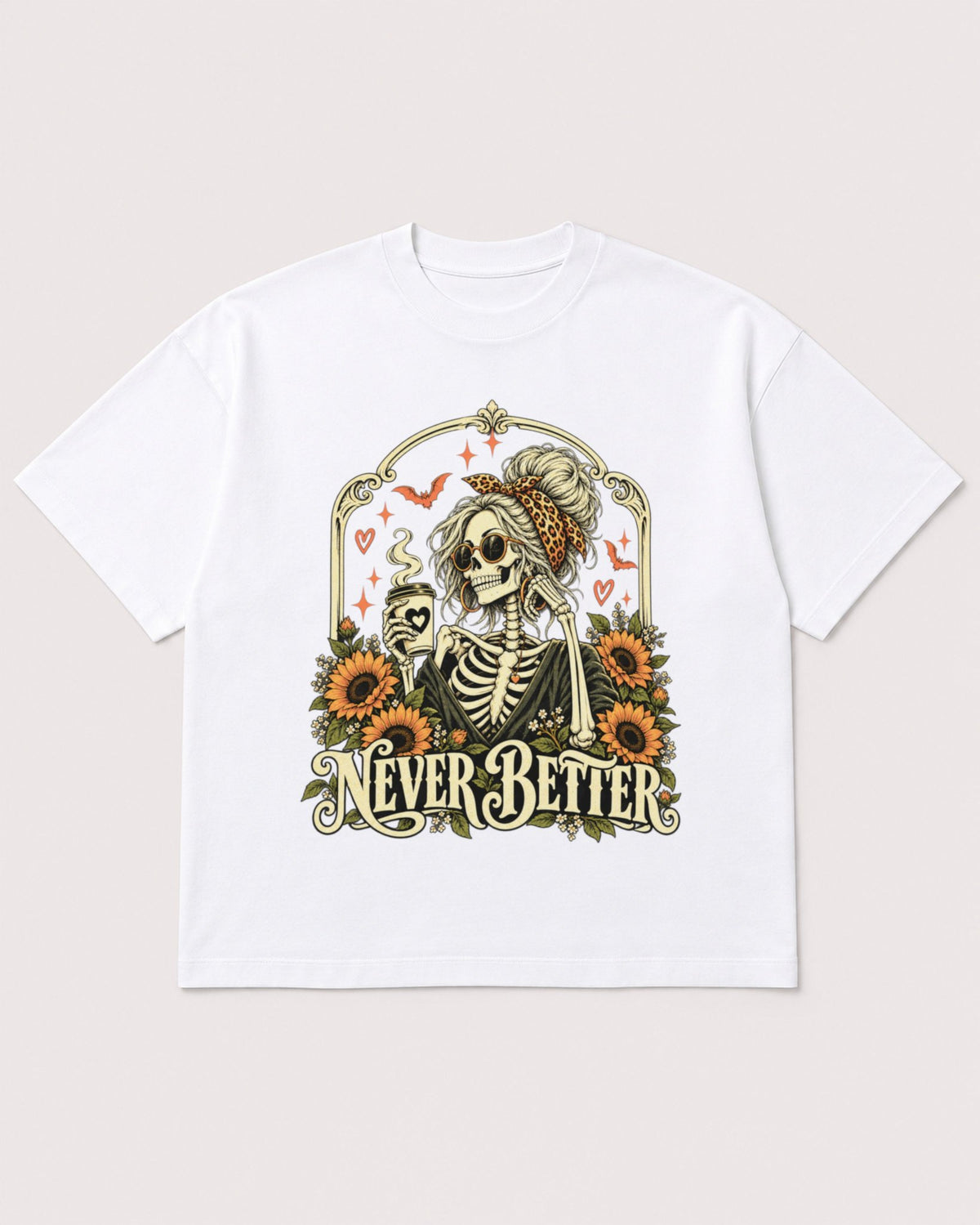 Mockup Boxy Heavyweight Tee White product