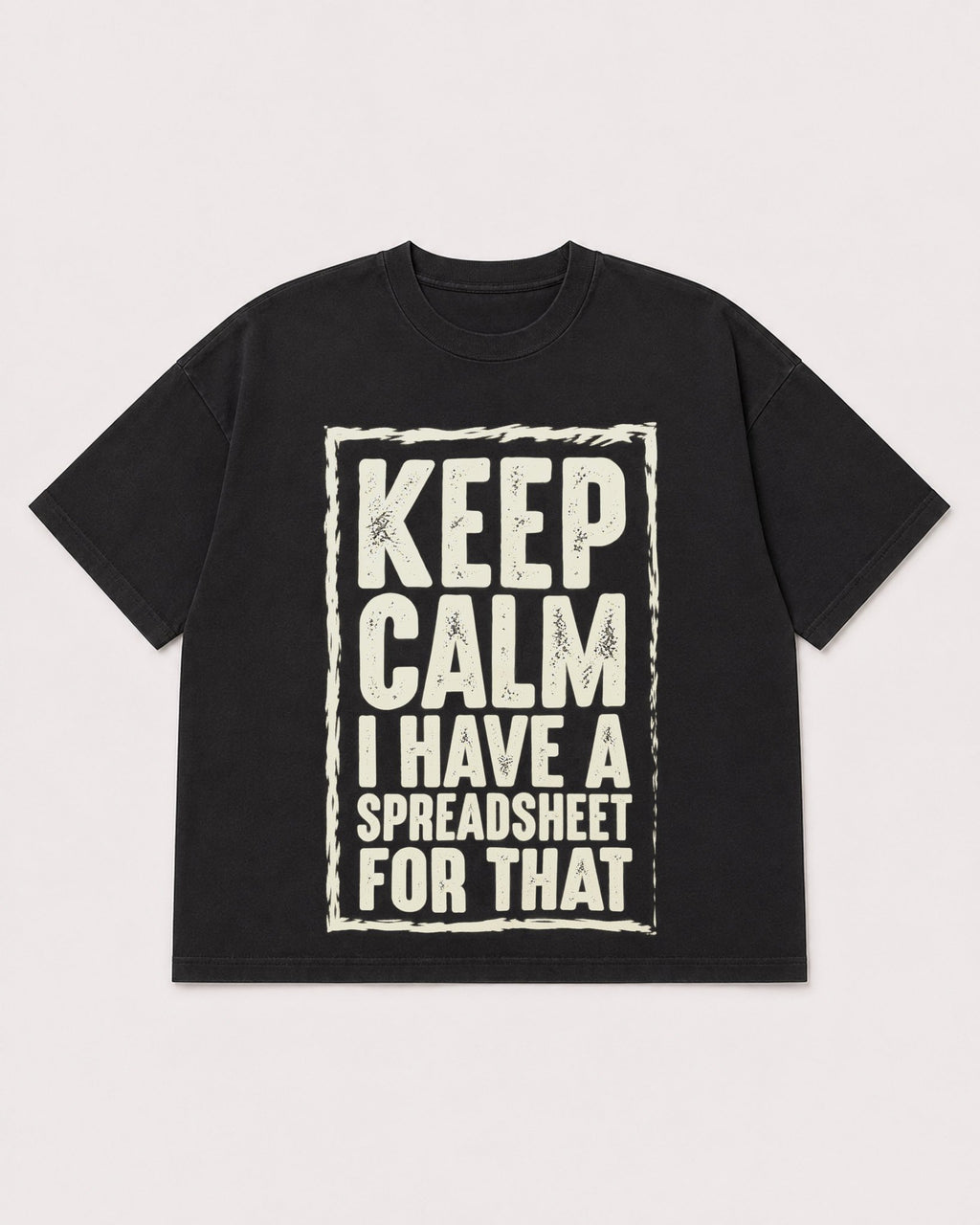 Mockup Boxy Heavyweight Tee Black product