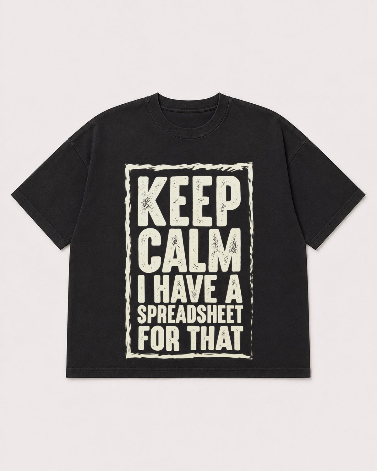Mockup Boxy Heavyweight Tee Black product