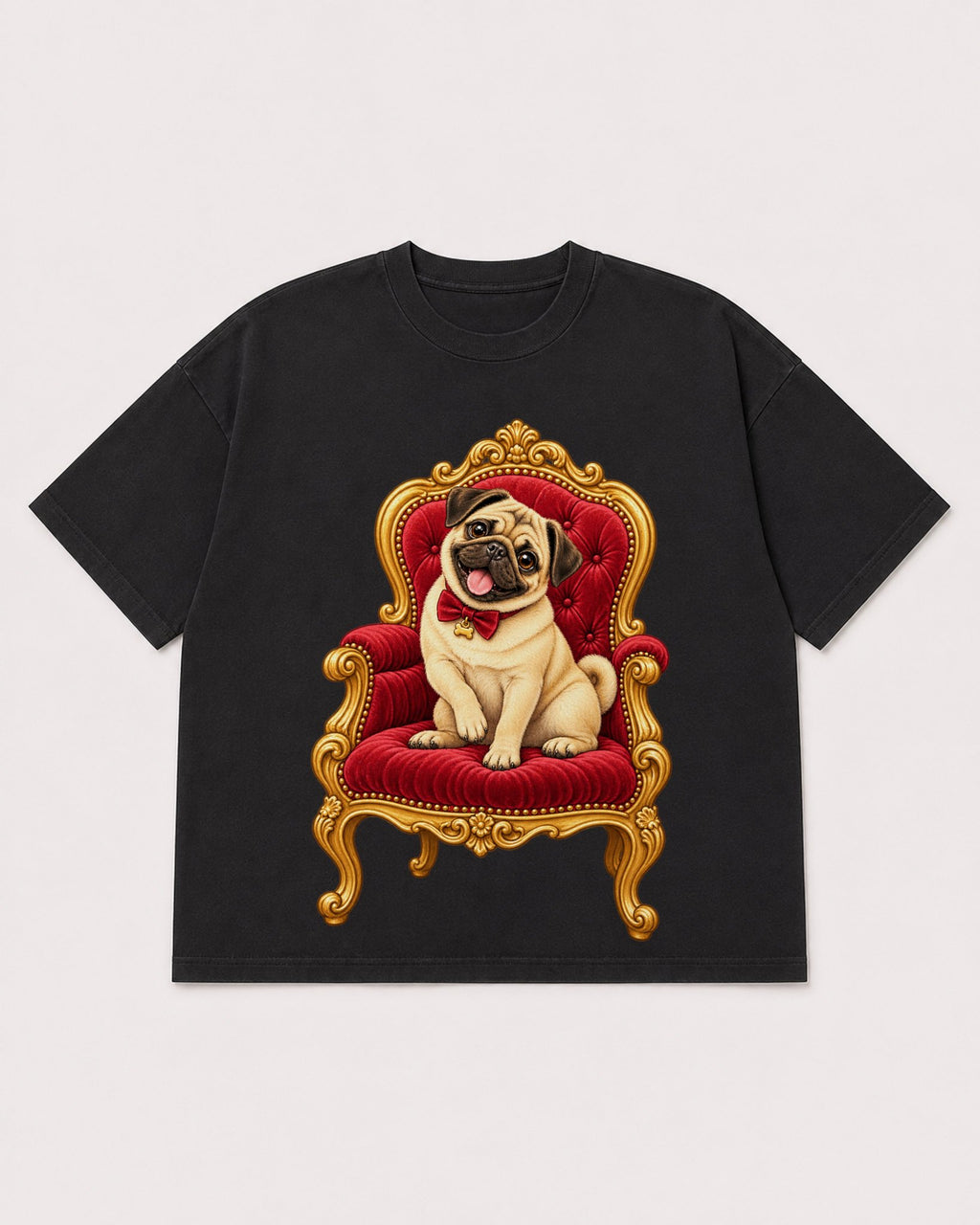 Mockup Boxy Heavyweight Tee Black product