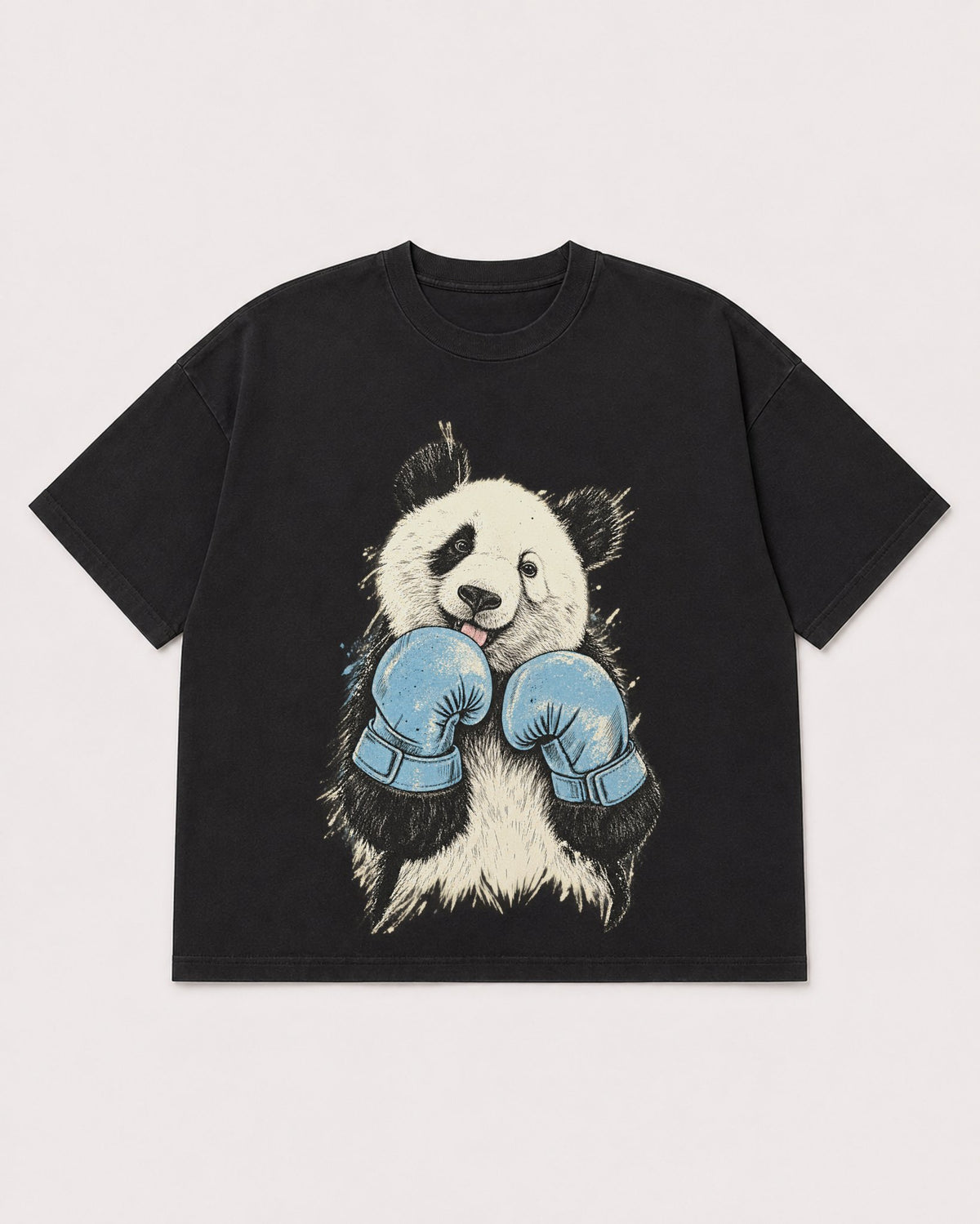 Mockup Boxy Heavyweight Tee Black product