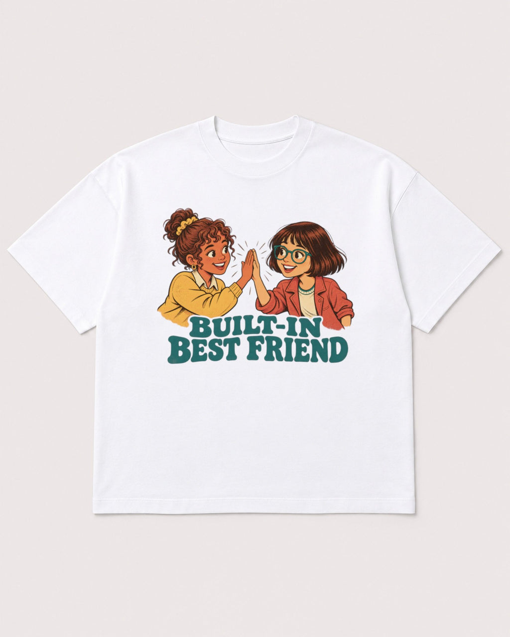 Mockup Boxy Heavyweight Tee White product